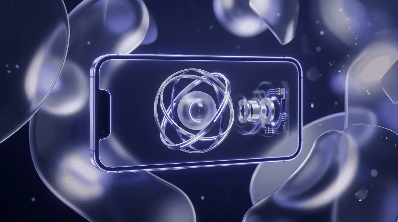 Concept visualization: handheld imaging stabilization with micro-actuation and compact mechanics