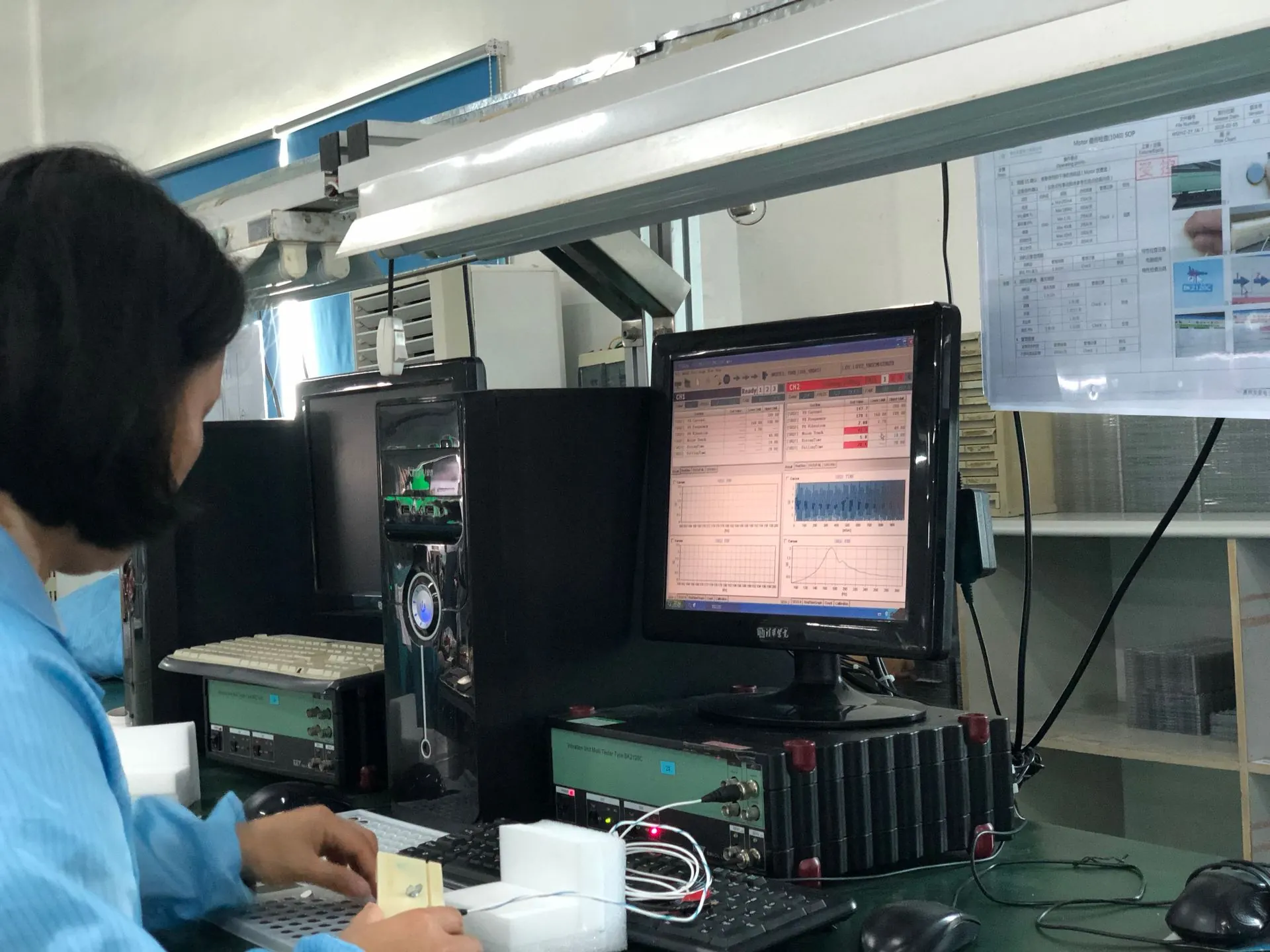 Production line scene showing station workflow and equipment layout (IMG_4524)