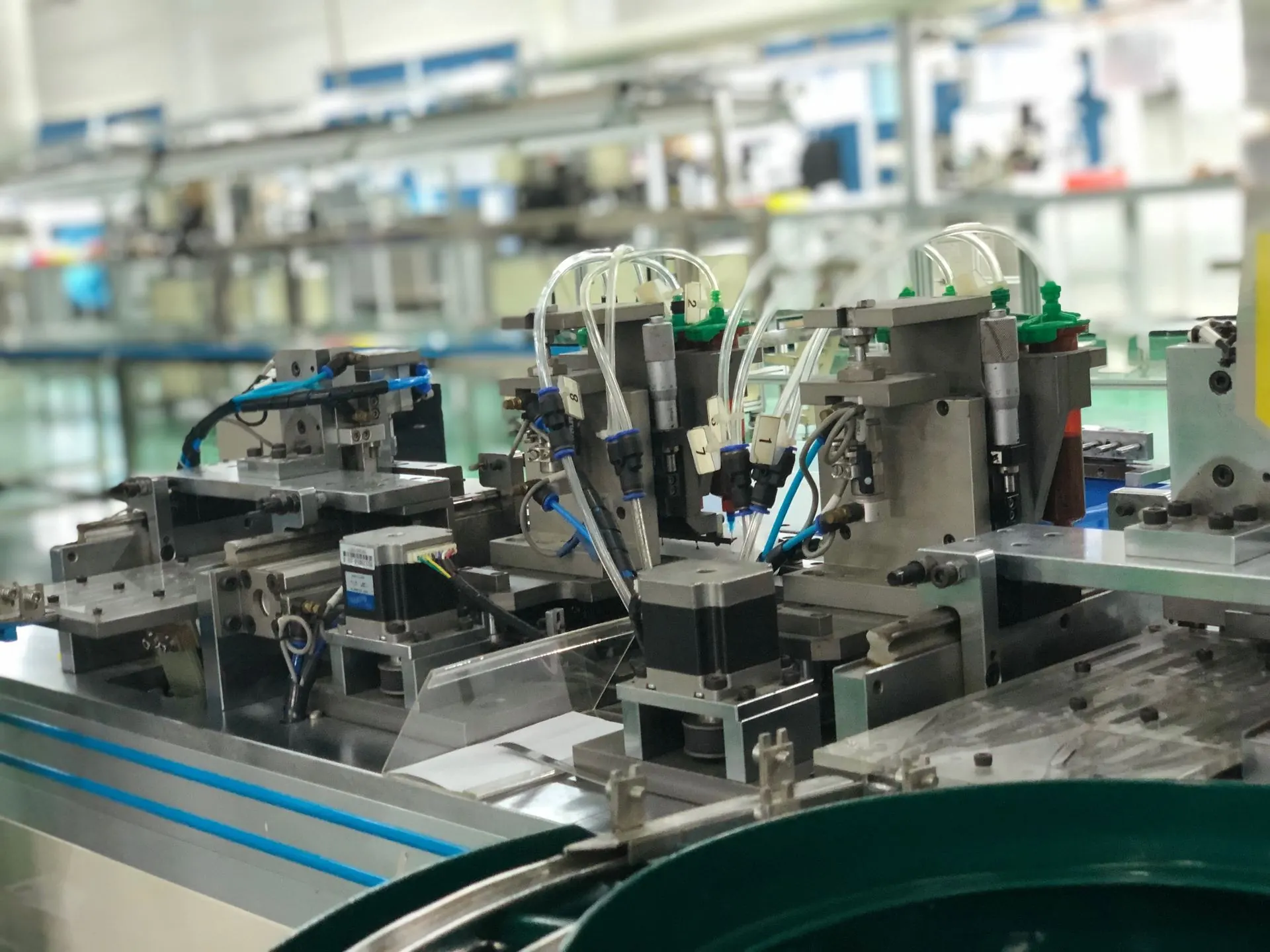 Production line scene showing station workflow and equipment layout (IMG_4570)