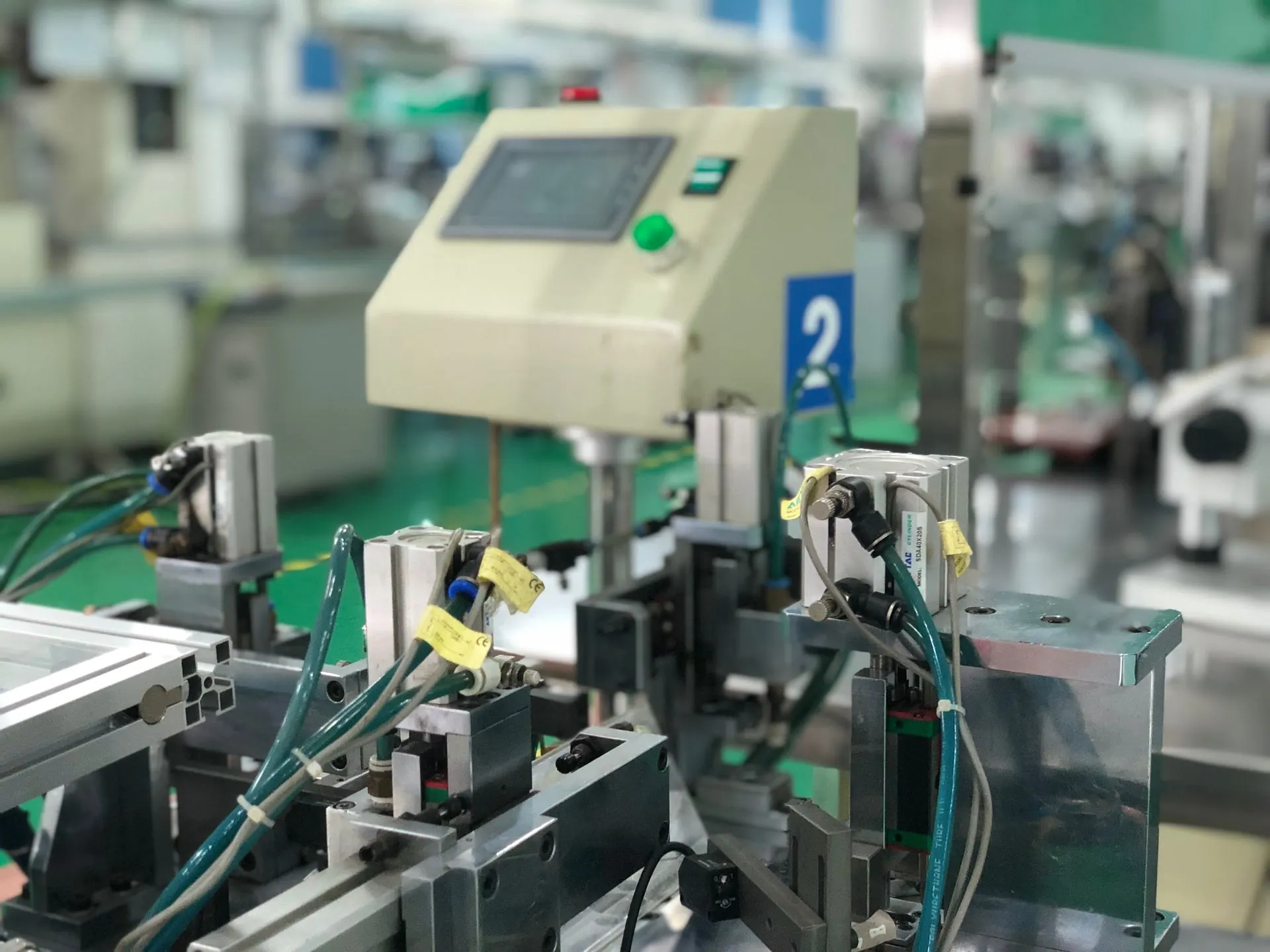 Production line scene showing station workflow and equipment layout (IMG_4572)